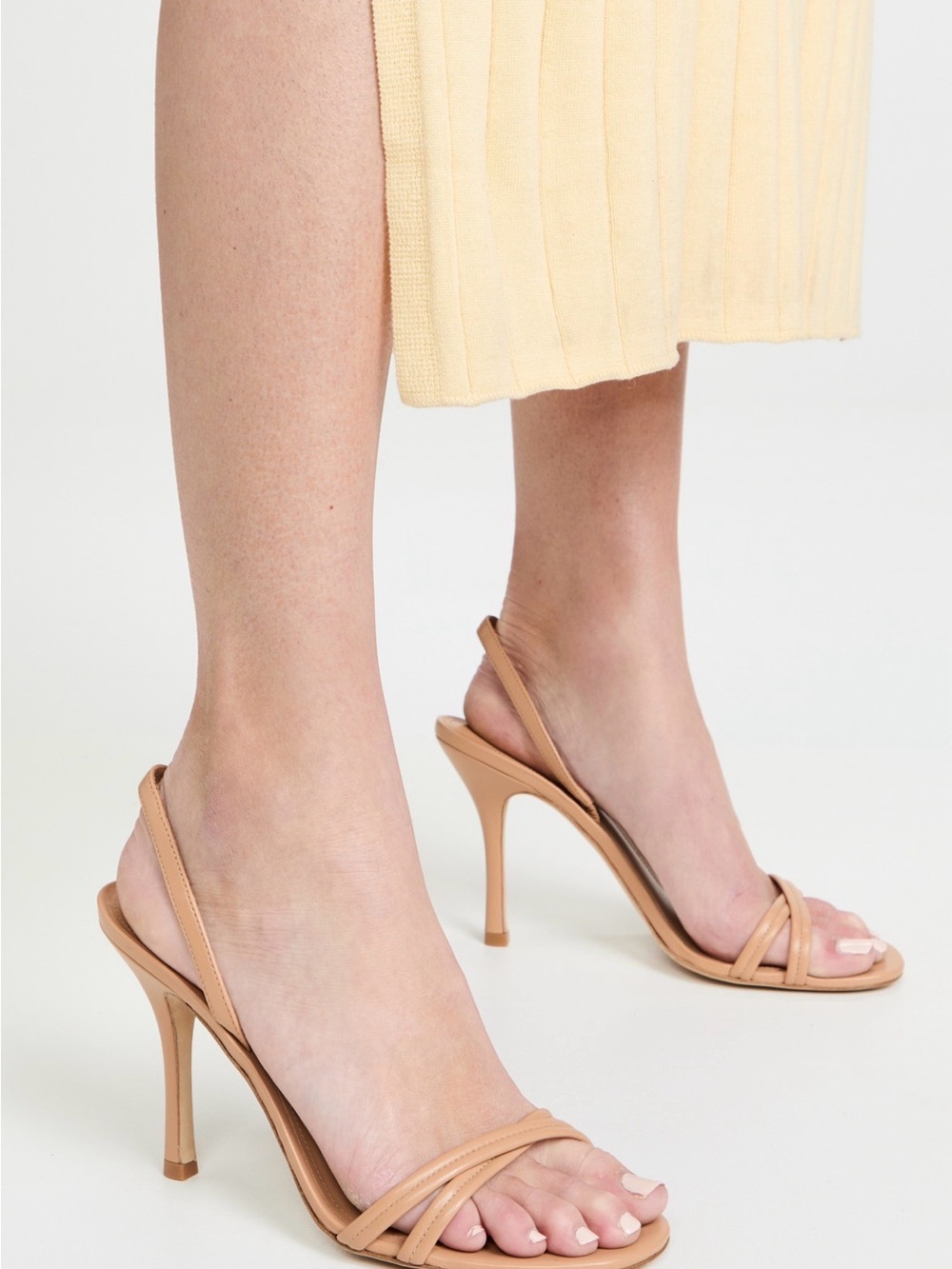 Larroudé Nude Annie Heels
